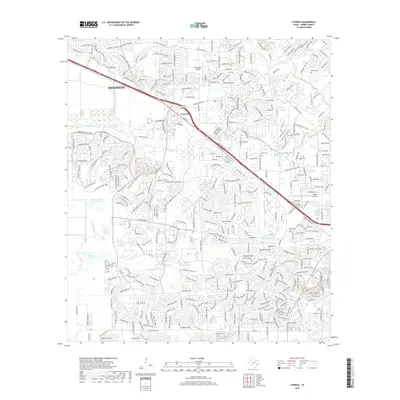 2019 Map of Cypress, 2019 Print