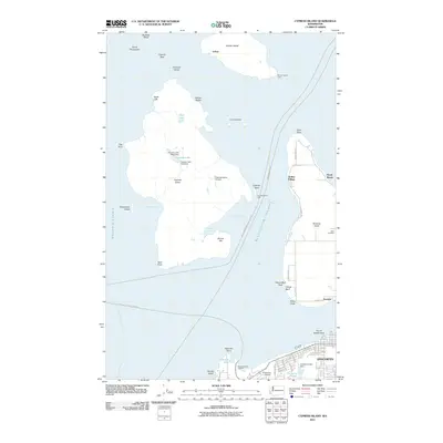 2011 Map of Cypress Island, 2011 Print