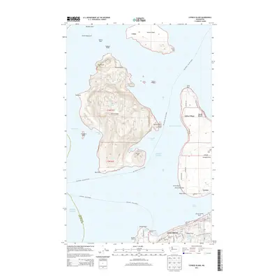 2014 Map of Cypress Island, 2014 Print