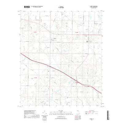 2018 Map of Cypress, 2018 Print