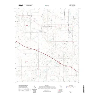 2021 Map of Cypress, 2021 Print