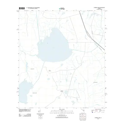 2012 Map of Cypress Lake, 2012 Print