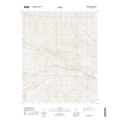 2018 Map of Cypress Mountain, 2018 Print