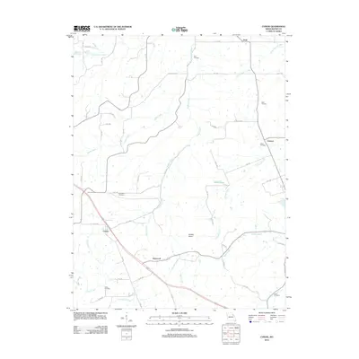 2012 Map of Cyrene, 2012 Print