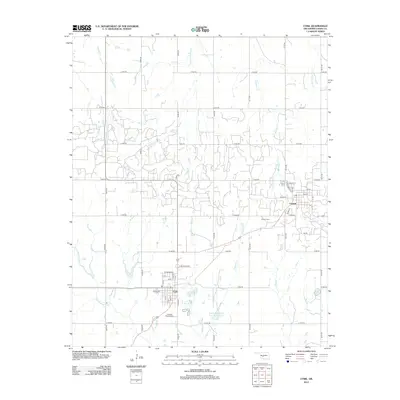 2012 Map of Cyril, 2012 Print