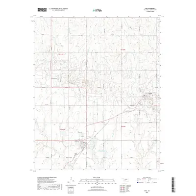 2018 Map of Cyril, 2018 Print