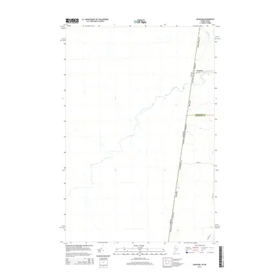 2014 Map of Daaquam, 2014 Print