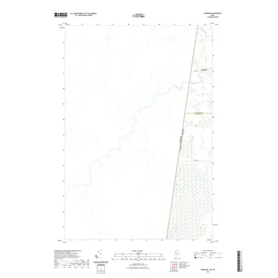 2021 Map of Daaquam, 2021 Print