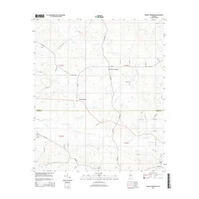 2015 Map of Dabney Crossroads, 2015 Print