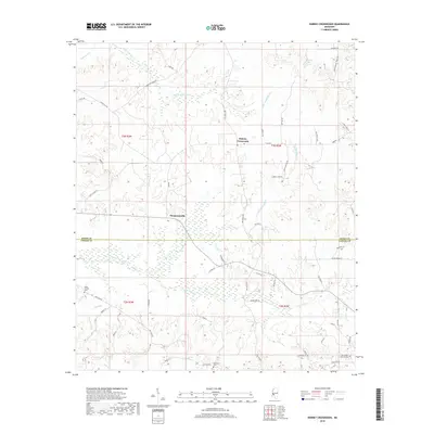 2018 Map of Dabney Crossroads, 2018 Print