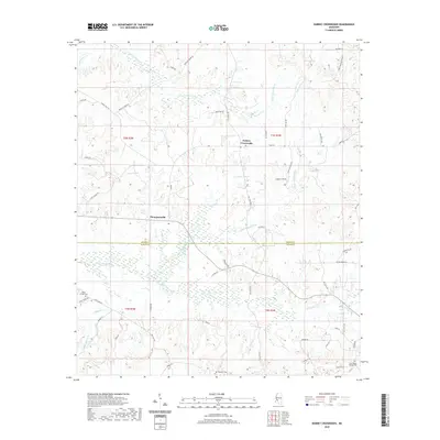 2020 Map of Dabney Crossroads, 2020 Print