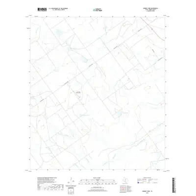 2019 Map of Dabney Tank, 2019 Print