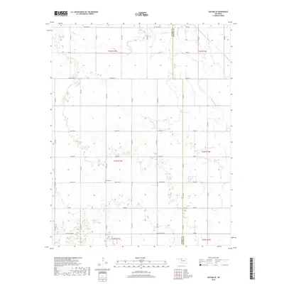 2018 Map of Dacoma SE, 2018 Print