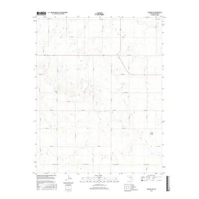 2016 Map of Dacoma SW, 2016 Print