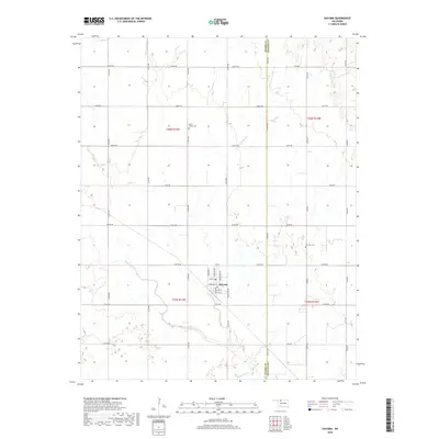 2018 Map of Dacoma, 2018 Print