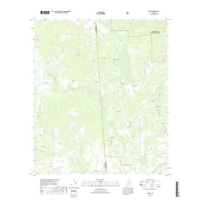 2019 Map of Dacus, 2019 Print