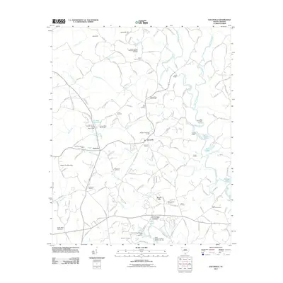 2011 Map of Dacusville, 2011 Print