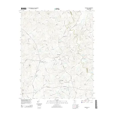 2014 Map of Dacusville, 2014 Print