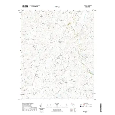 2020 Map of Dacusville, 2020 Print