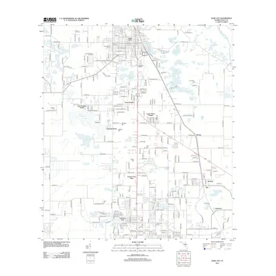 2012 Map of Dade City, 2012 Print