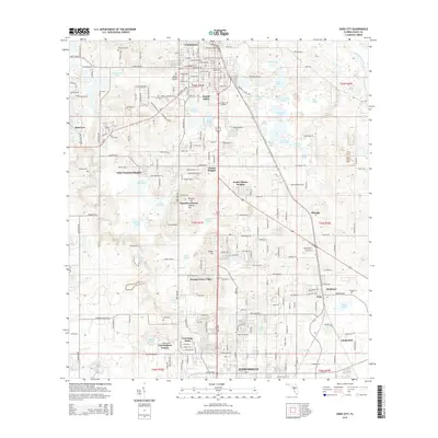 2015 Map of Dade City, 2015 Print