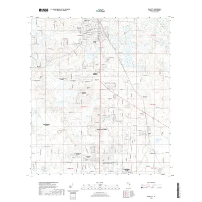 2018 Map of Dade City, 2018 Print