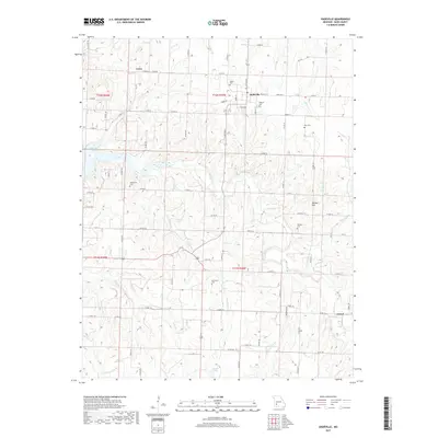 2017 Map of Dadeville, 2017 Print