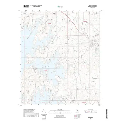 2018 Map of Dadeville, 2018 Print