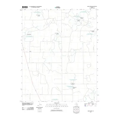 2010 Map of Dads Creek, 2010 Print