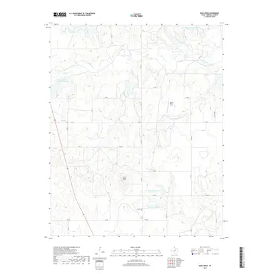 2019 Map of Dads Creek, 2019 Print