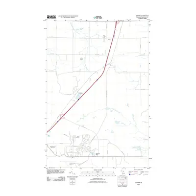 2011 Map of Dafter, 2011 Print