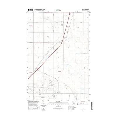 2014 Map of Dafter, 2014 Print