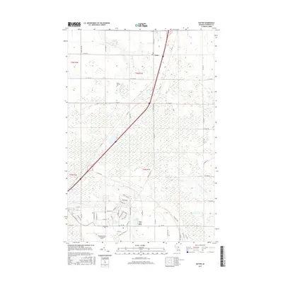 2017 Map of Dafter, 2017 Print