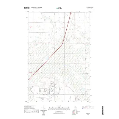 2019 Map of Dafter, 2019 Print