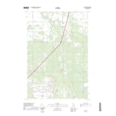 2023 Map of Dafter, 2023 Print