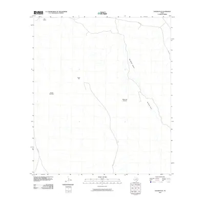 2010 Map of Dagger Flat, 2010 Print