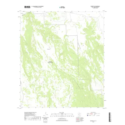 2019 Map of Dagger Flat, 2019 Print