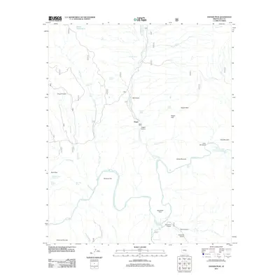 2011 Map of Dagger Peak, 2011 Print