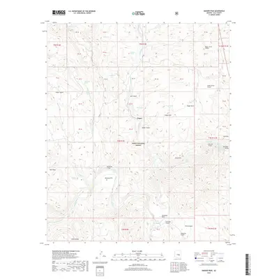2018 Map of Dagger Peak, 2018 Print
