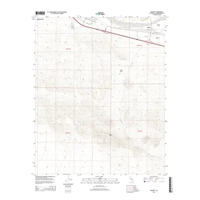2015 Map of Daggett, 2015 Print