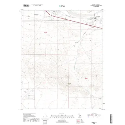 2018 Map of Daggett, 2018 Print