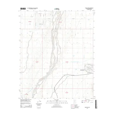 2014 Map of Daggs Tank, 2014 Print