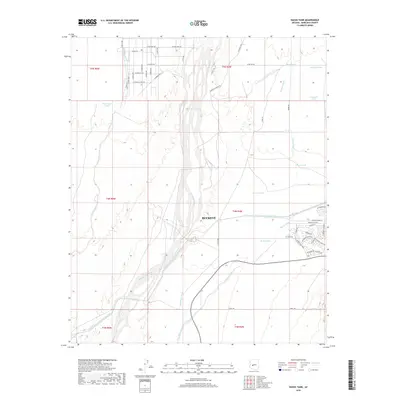 2018 Map of Daggs Tank, 2018 Print