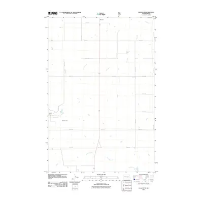 2011 Map of Daglum NW, 2011 Print