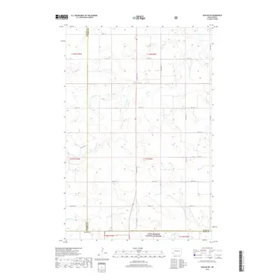 2018 Map of Daglum NW, 2018 Print