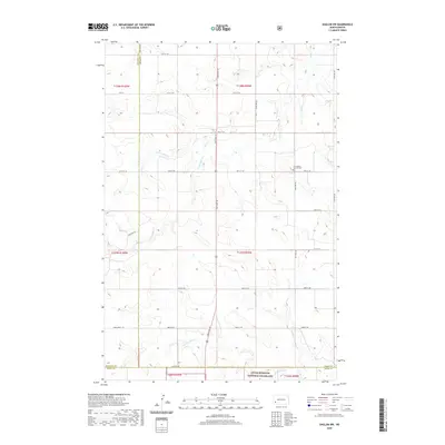 2020 Map of Daglum NW, 2020 Print