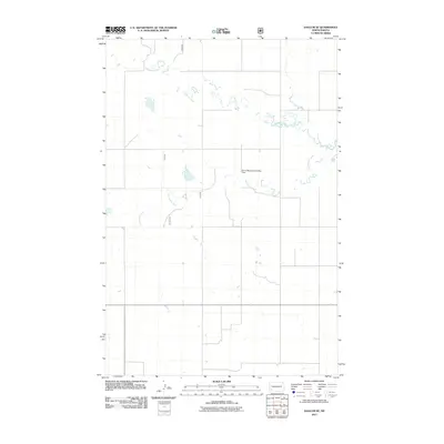 2011 Map of Daglum SE, 2011 Print