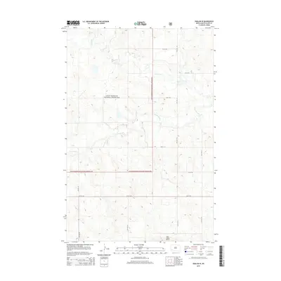 2014 Map of Daglum SE, 2014 Print