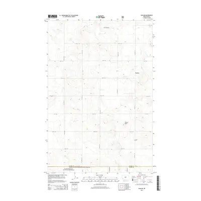 2014 Map of Daglum, 2014 Print