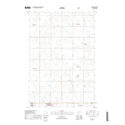 2017 Map of Daglum, 2017 Print